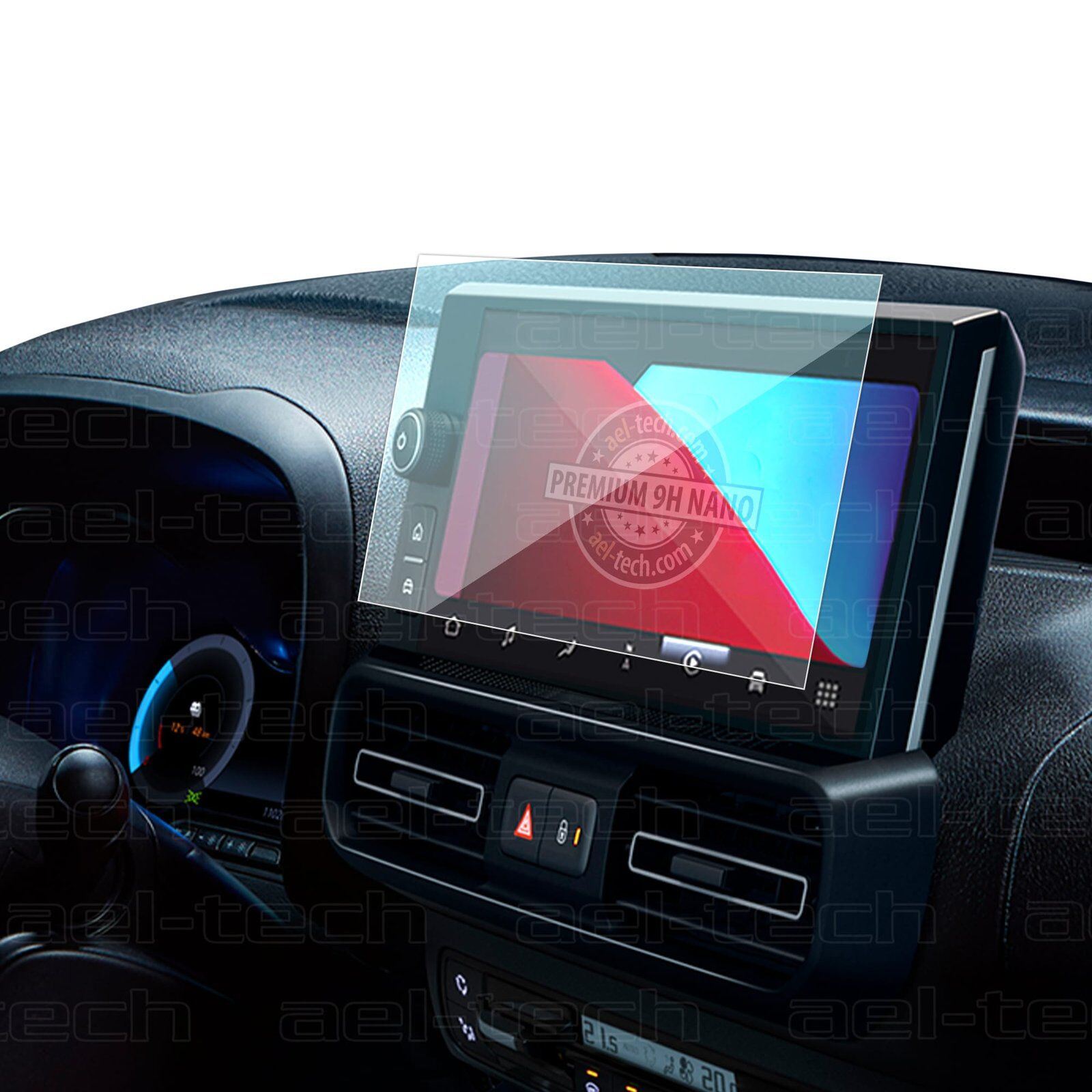 Fiat Doblo 2025 Uyumlu 10 İnç Navigasyon 9H Nano Ekran Koruyucu