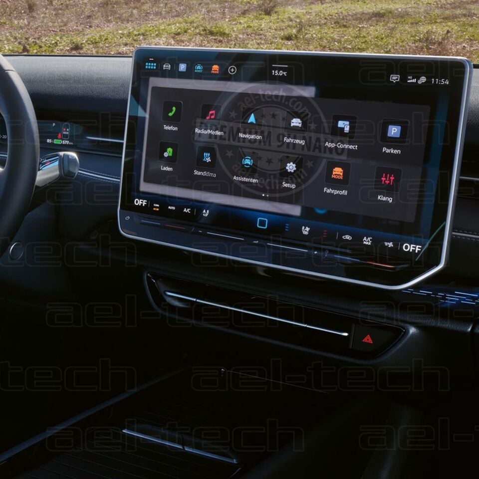 Volkswagen 2025 ID 7 uyumlu 15 inç Navigasyon 9H Nano Ekran Koruyucu
