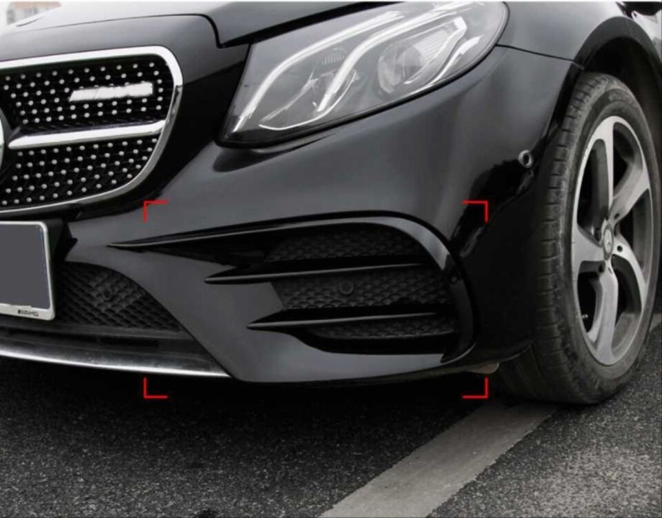 W213 2016-2019 E & C238 COUPE IÇIN E63 ÖN TAMPON BIÇAKLARI