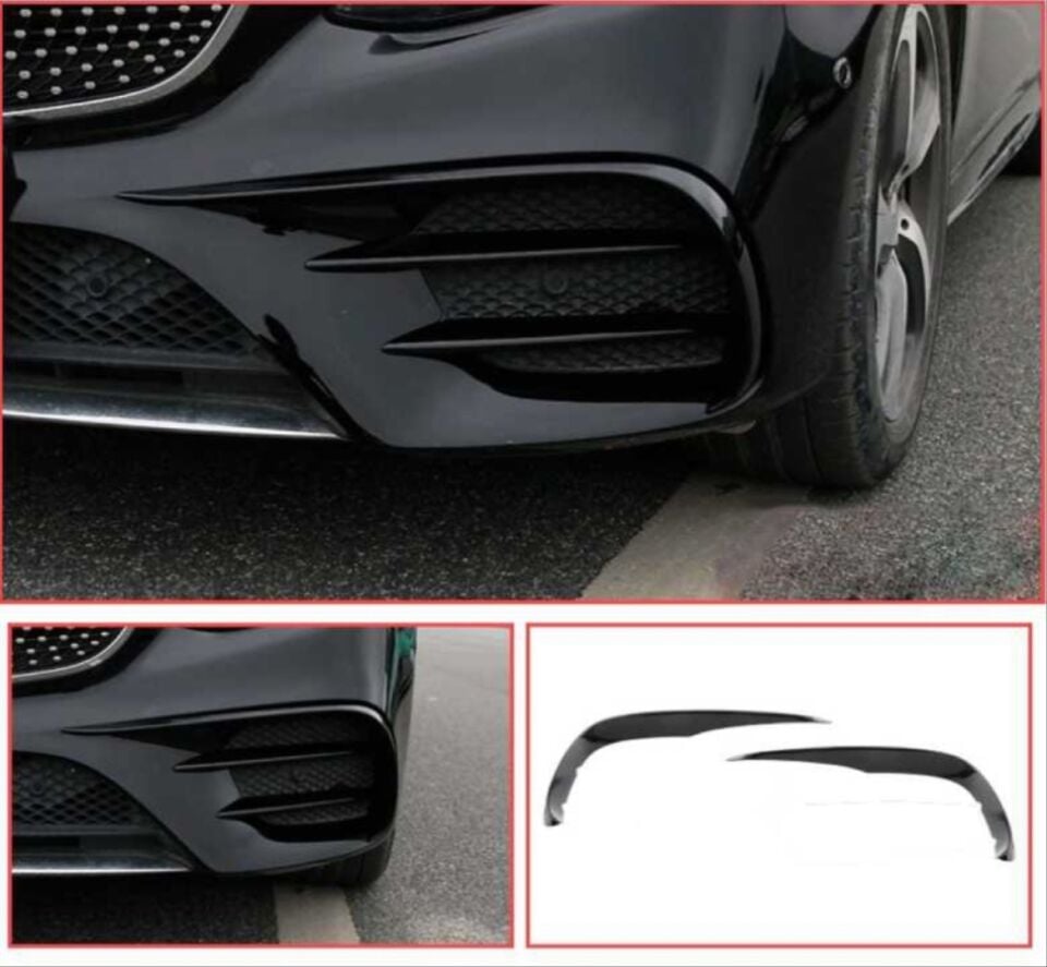 W213 2016-2019 E & C238 COUPE IÇIN E63 ÖN TAMPON BIÇAKLARI