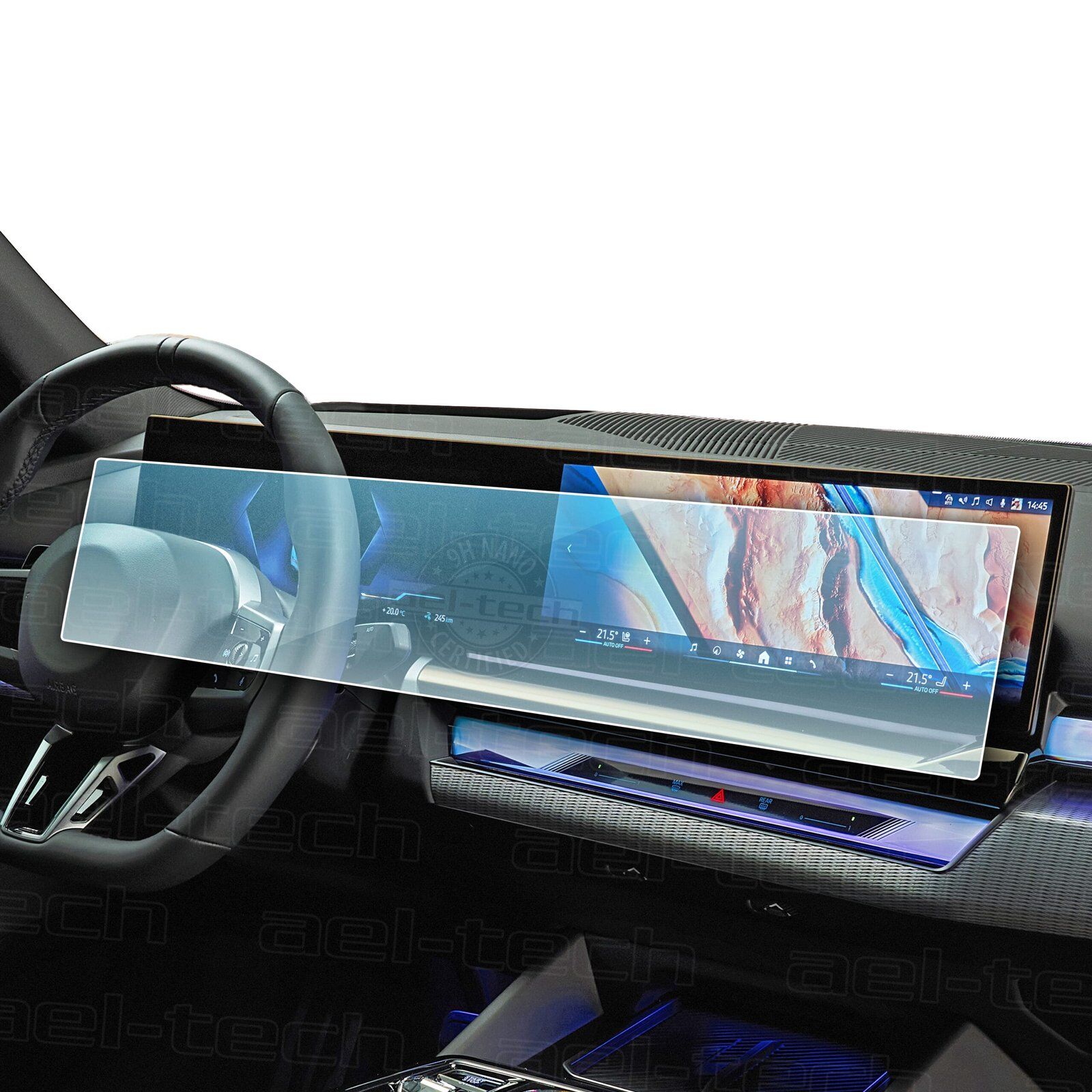 BMW 7 Serisi Dijital Gösterge Ve Navigasyon Uyumlu Nano Ekran Koruyucu