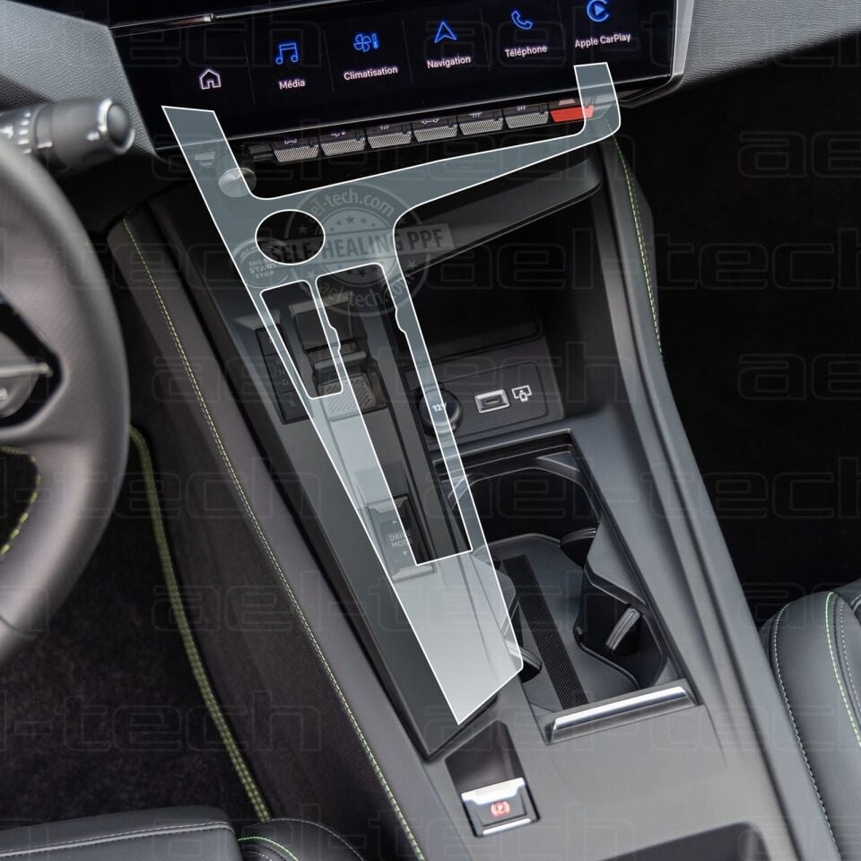 Peugeot 408 Vites Etrafı Uyumlu TPU Koruyucu