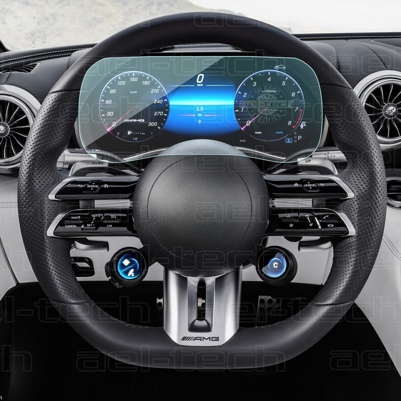 Mercedes Sl 43 / Sl 63 Uyumlu 12.3 Inç Dijital Gösterge 9H Nano Ekran Koruyucu