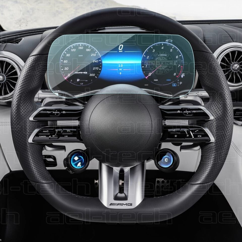 Mercedes Sl 43 / Sl 63 Uyumlu 12.3 Inç Dijital Gösterge 9H Nano Ekran Koruyucu