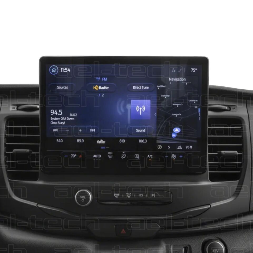 Ford E-Transit Uyumlu 12 İnç Navigasyon 9H Nano Ekran Koruyucu