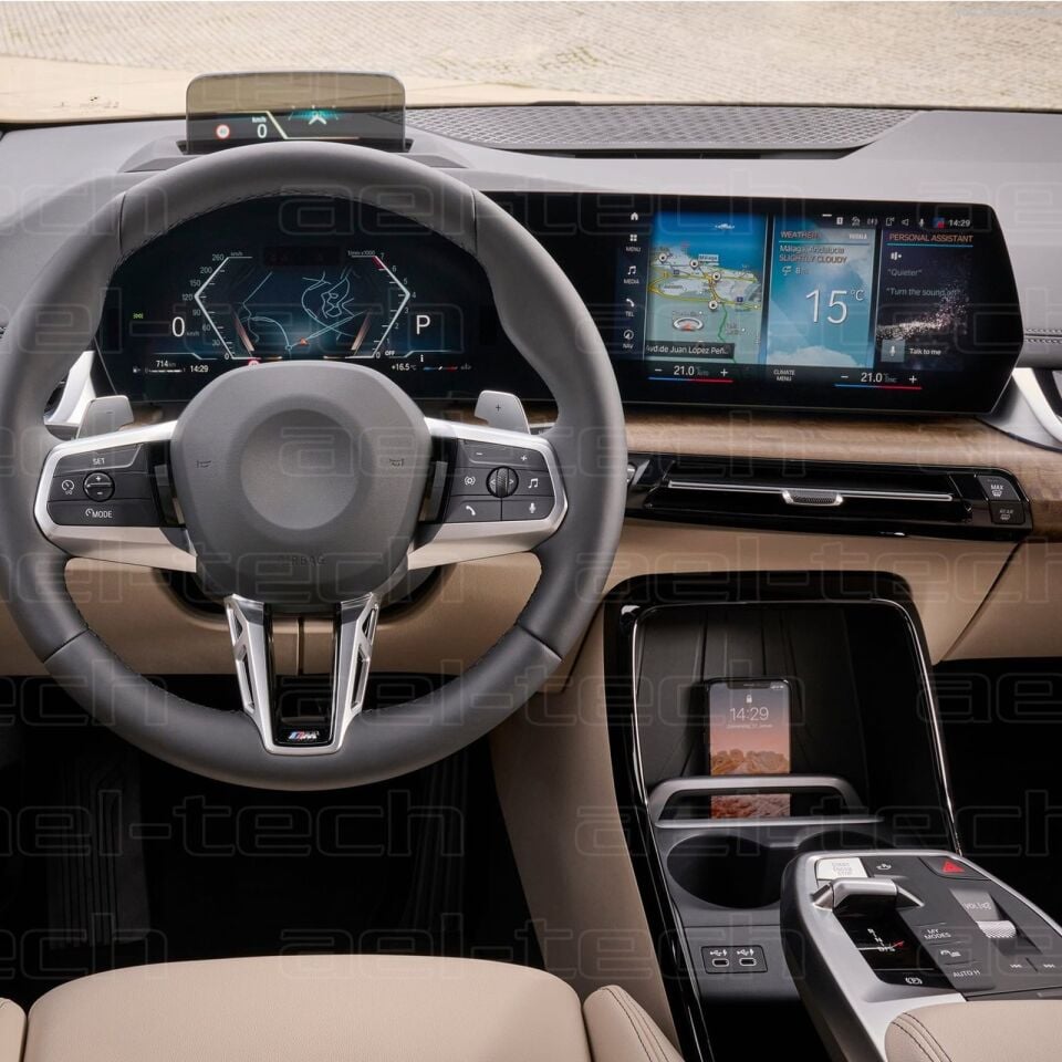 BMW 2 Seri Active Tourer Uyumlu Dijital Gösterge ve Navigasyon 9H Nano Ekran Koruyucu