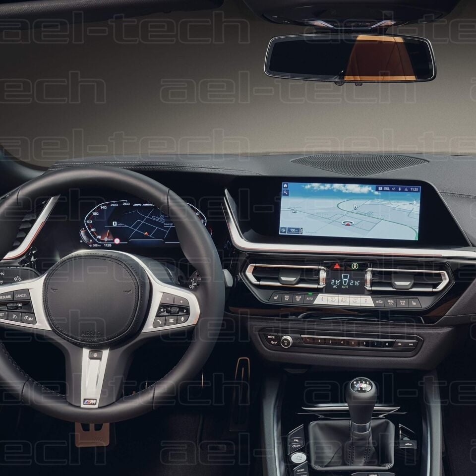 BMW Z4 Uyumlu Dijital Gösterge ve Navigasyon 9H Nano Ekran Koruyucu 2 li Set