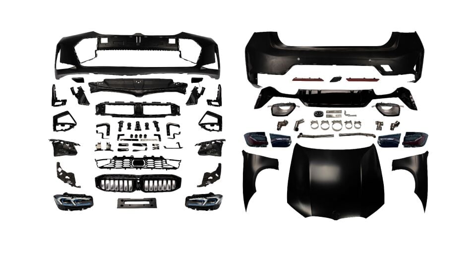 F30 3 SERİSİ İÇİN 2022+ YÜKSELTME G20 FACELİFT BODY KIT (MAKYAJLI KASA LED FARLI MODELLER İÇİN)