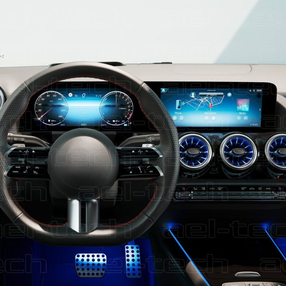 Mercedes B Seri Uyumlu Navigasyon ve Dijital Gösterge 9H Nano Ekran Koruyucu