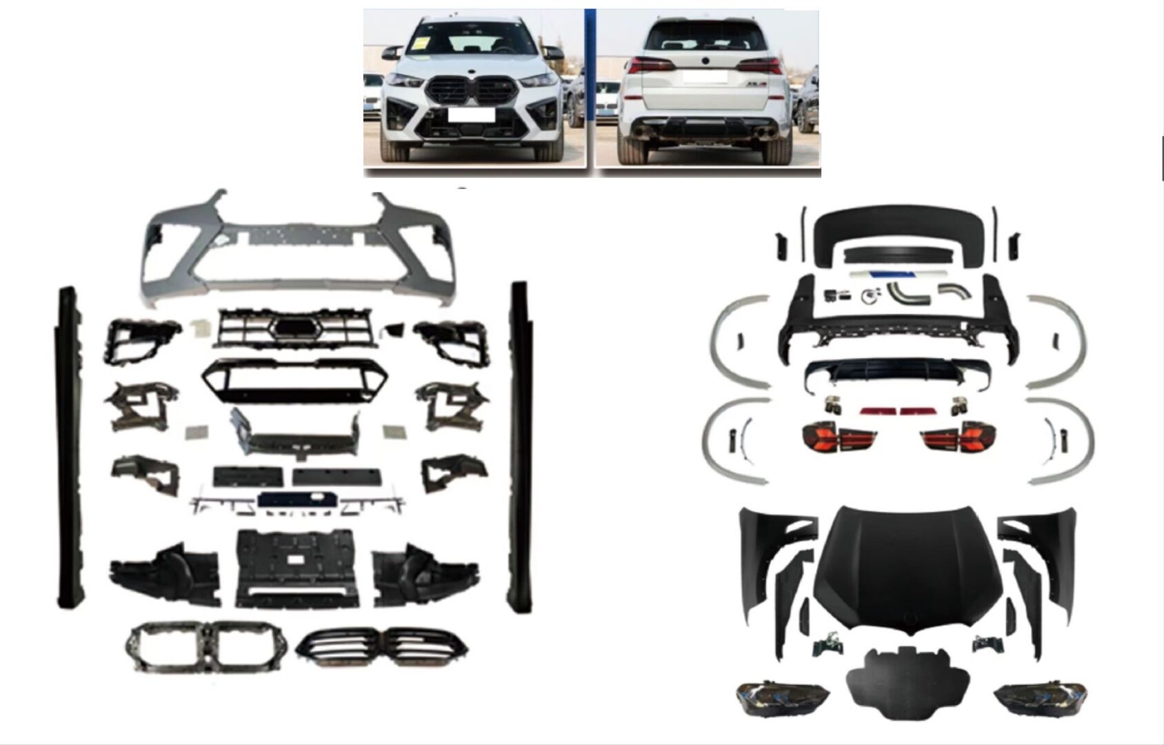 E70 X5 İÇİN G05 X5M FACELIFT BODY KIT