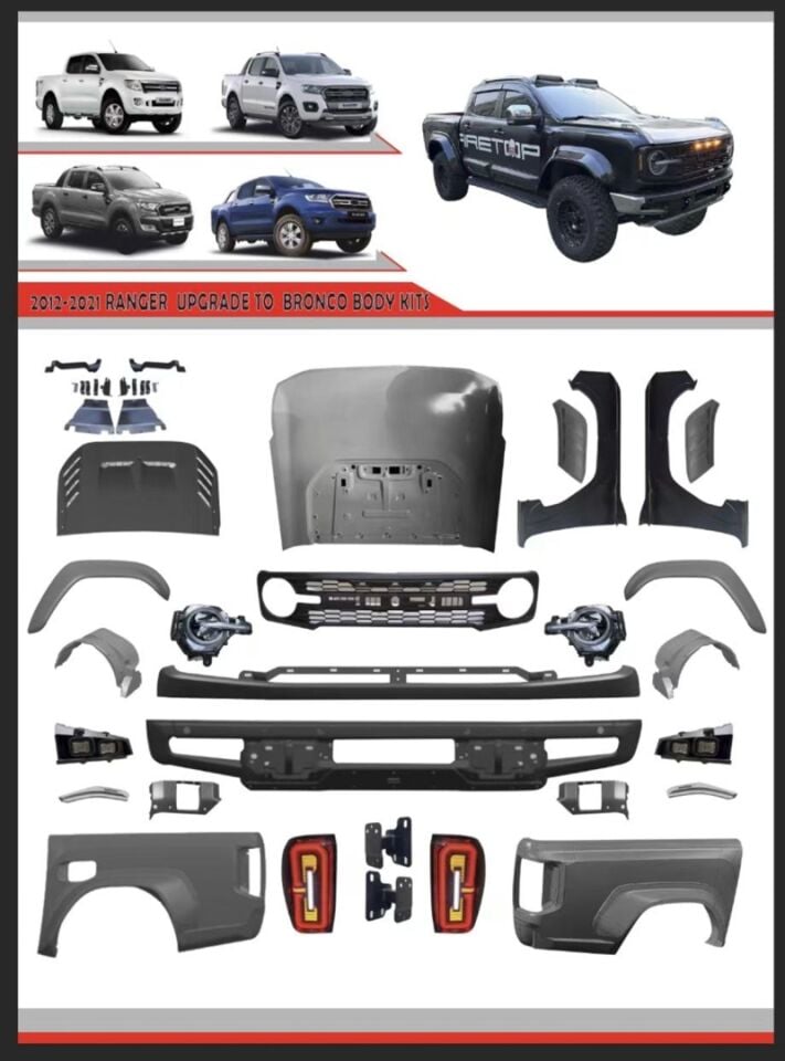 RANGER T6-T7-T8 İÇİN BRONCO BODY KIT