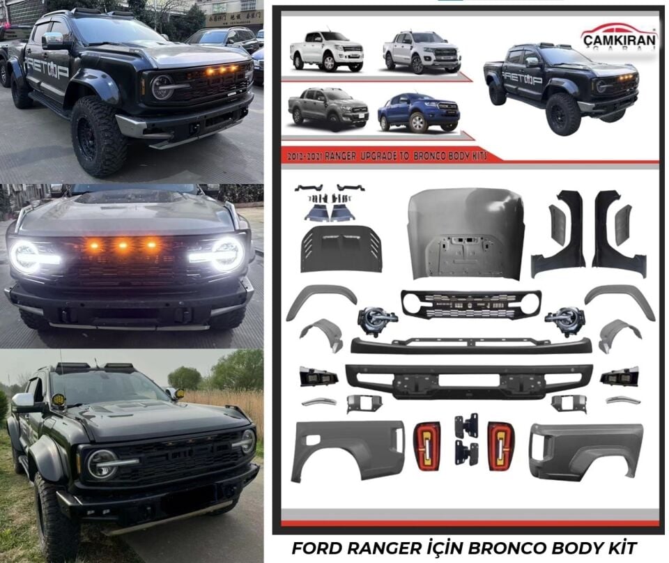 RANGER T6-T7-T8 İÇİN BRONCO BODY KIT