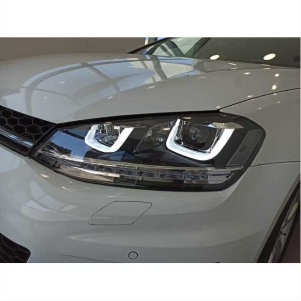 GOLF 7 IÇIN UYUMLU U LED FAR SILVER