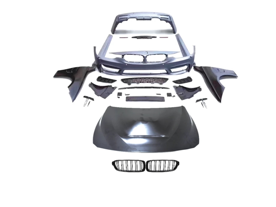 3 SERISI F30 2012-2018 IÇIN UYUMLU M3 GORUNUM BODY KIT  (ÇAMURLUK VE KAPUT DAHIL SET)