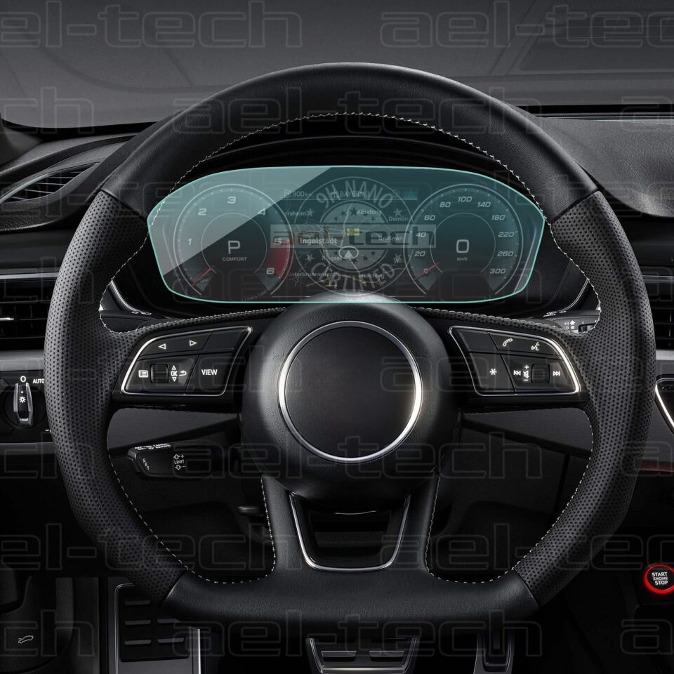 Audi A5 Uyumlu Dijital Gösterge 9H Nano Ekran Koruyucu