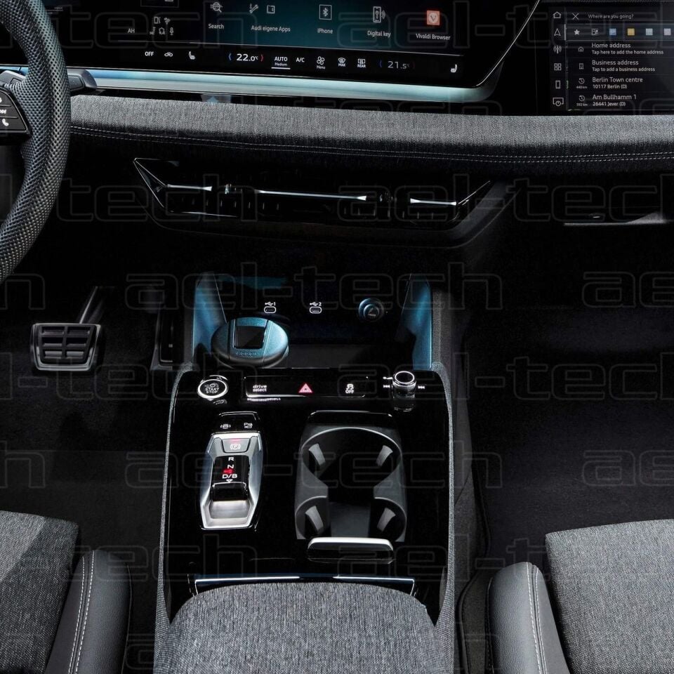 Audi A5 2025 Uyumlu Vites Etrafı Piano Black Konsol Tpu Koruyucu