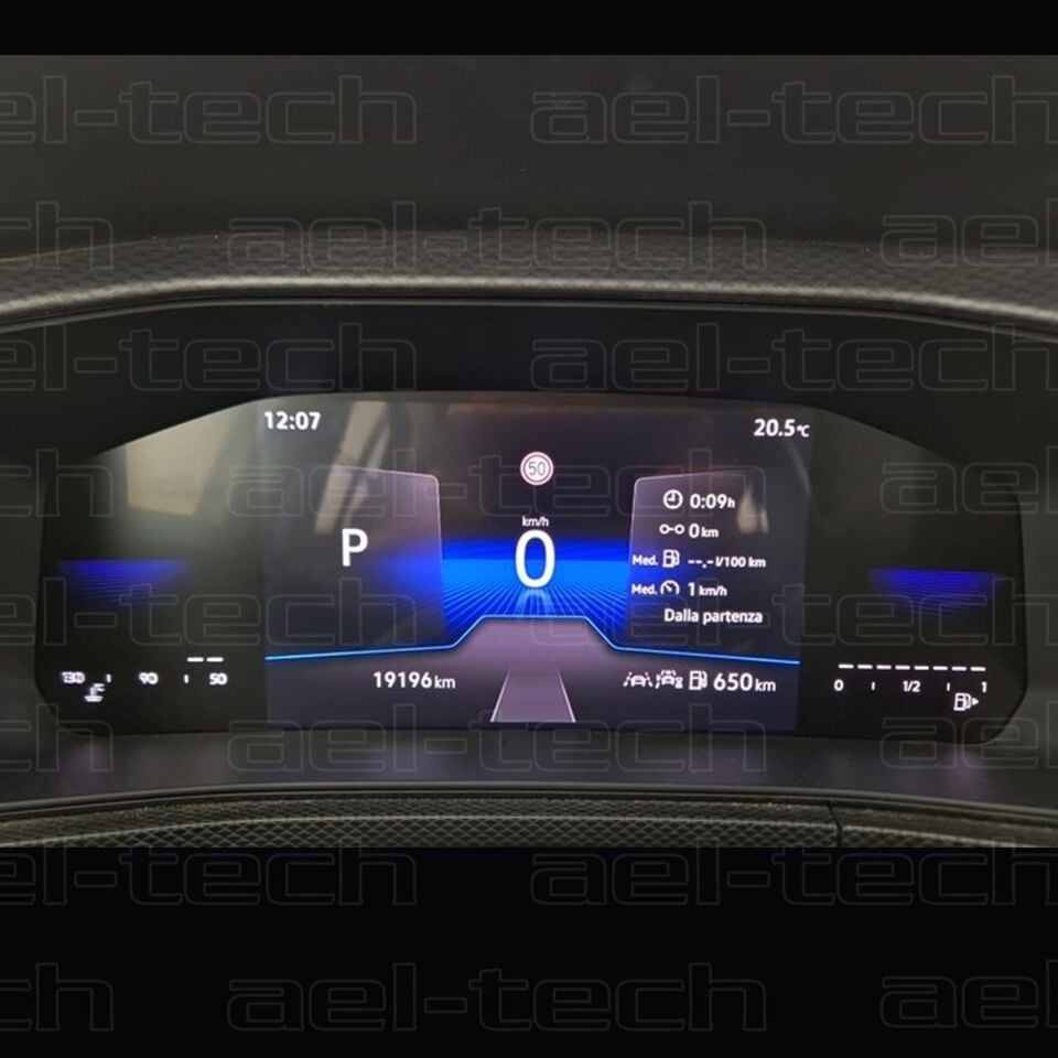 Volkswagen T-Cross Uyumlu Dijital Gösterge 9H Nano Ekran Koruyucu