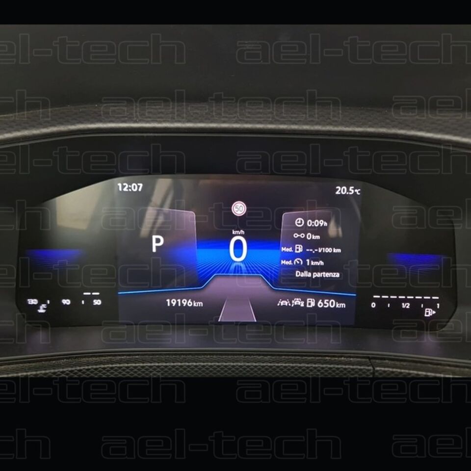 Volkswagen T-Cross Uyumlu Dijital Gösterge 9H Nano Ekran Koruyucu