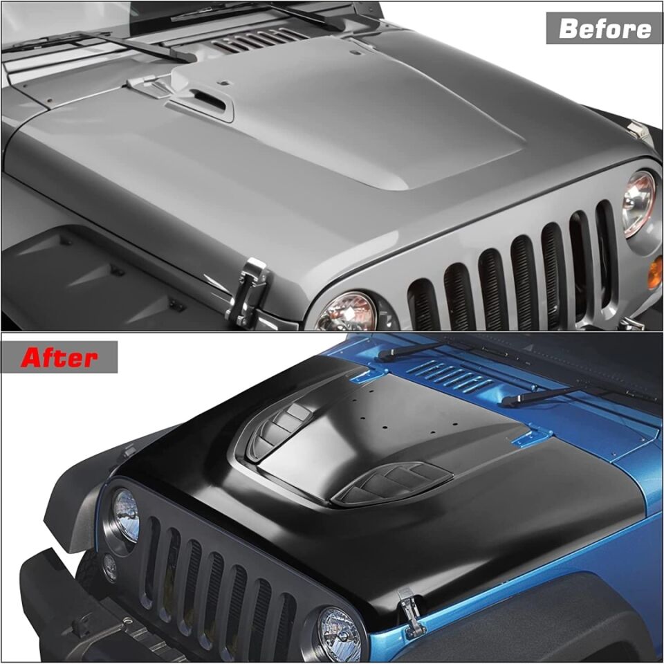 WRANGLER JK 2007-2017 IÇIN UYUMLU 10. YIL KAPUT (SAC)