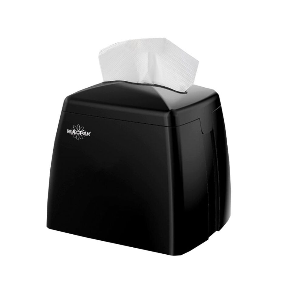 Rulopak Tekçek Midi Peçete Dispenseri Siyah