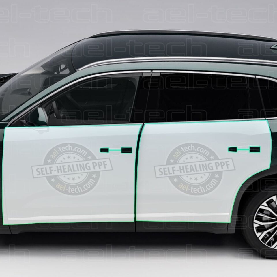 Togg T10X Uyumlu Ön ve Arka Kapılar Tpu Koruyucu 4 lü Set