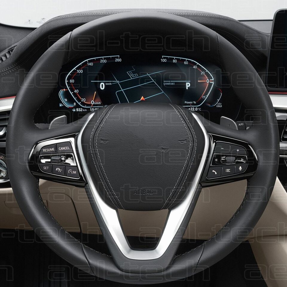 BMW 5 Serisi Makyajlı Kasa Lci 2022 Uyumlu 12.3 İnç Kamerasız Dijital Gösterge Uyumlu 9H Nano Ekran Koruyucu