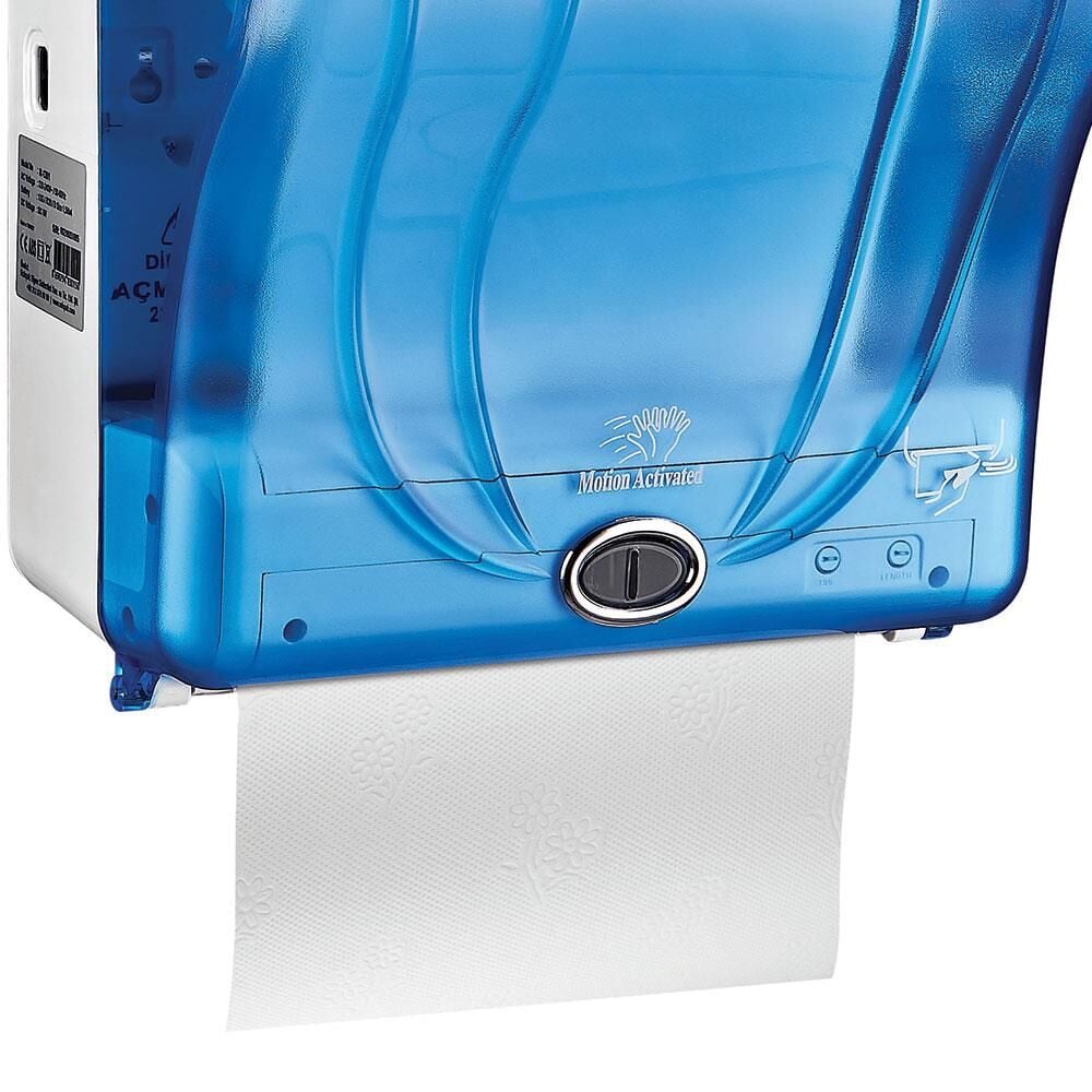 Rulopak Sensörlü Kağıt Havlu Dispenseri 21 Cm Mavi