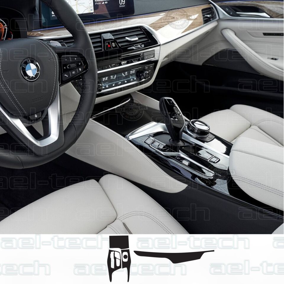 Bmw 5 Seri 2023 Uyumlu Piano Black Tpu Koruyucu 4 lü set
