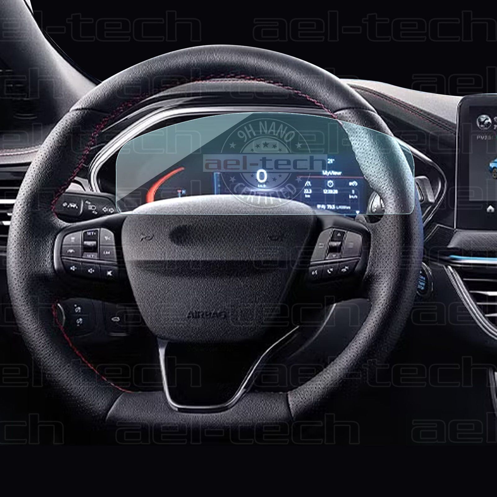 Ford Kuga Uyumlu 12,3 İnç Dijital Gösterge 9H Nano Ekran Koruyucu