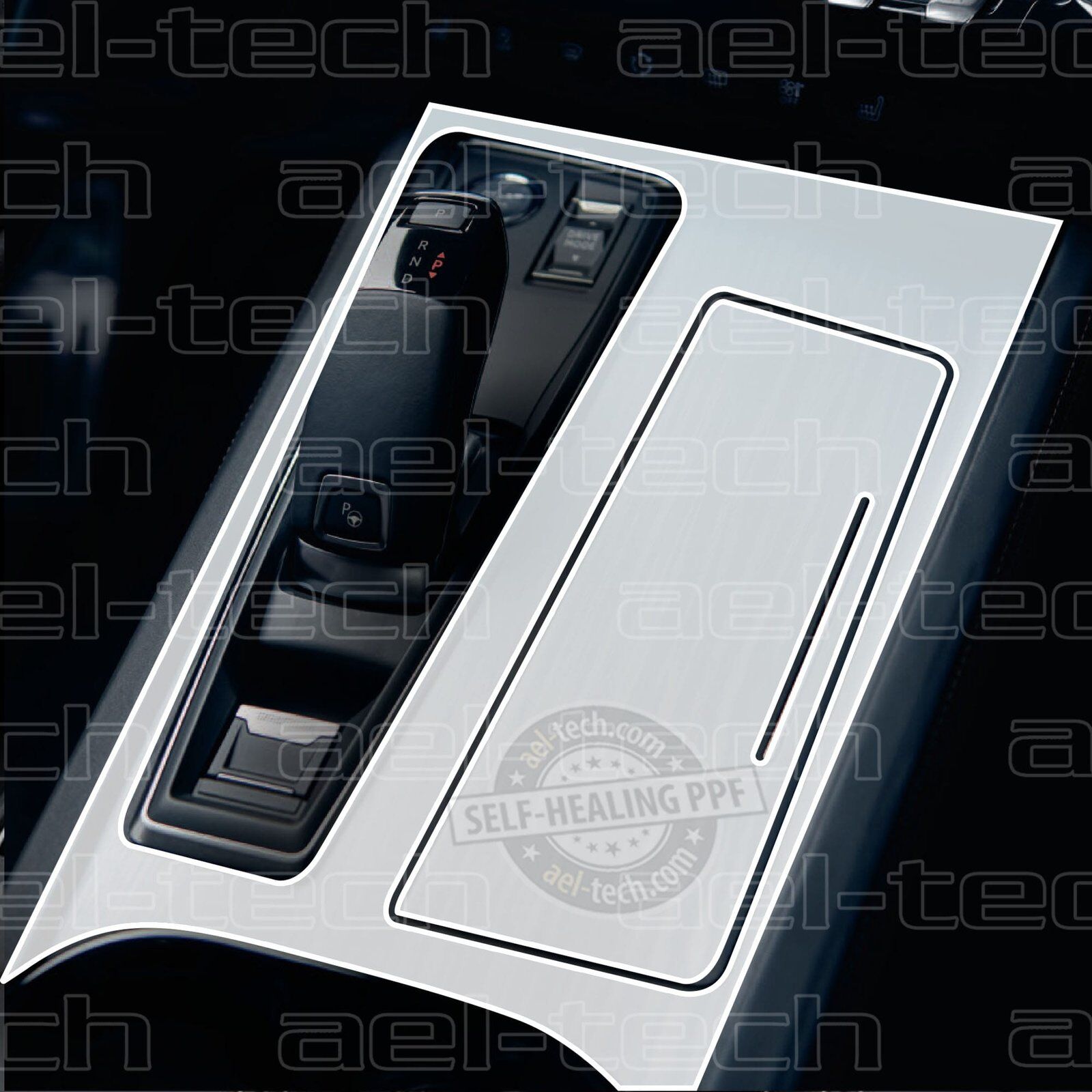 Peugeot 508 Piano Black Joystick Vites Orta Konsol Uyumlu TPU Koruyucu