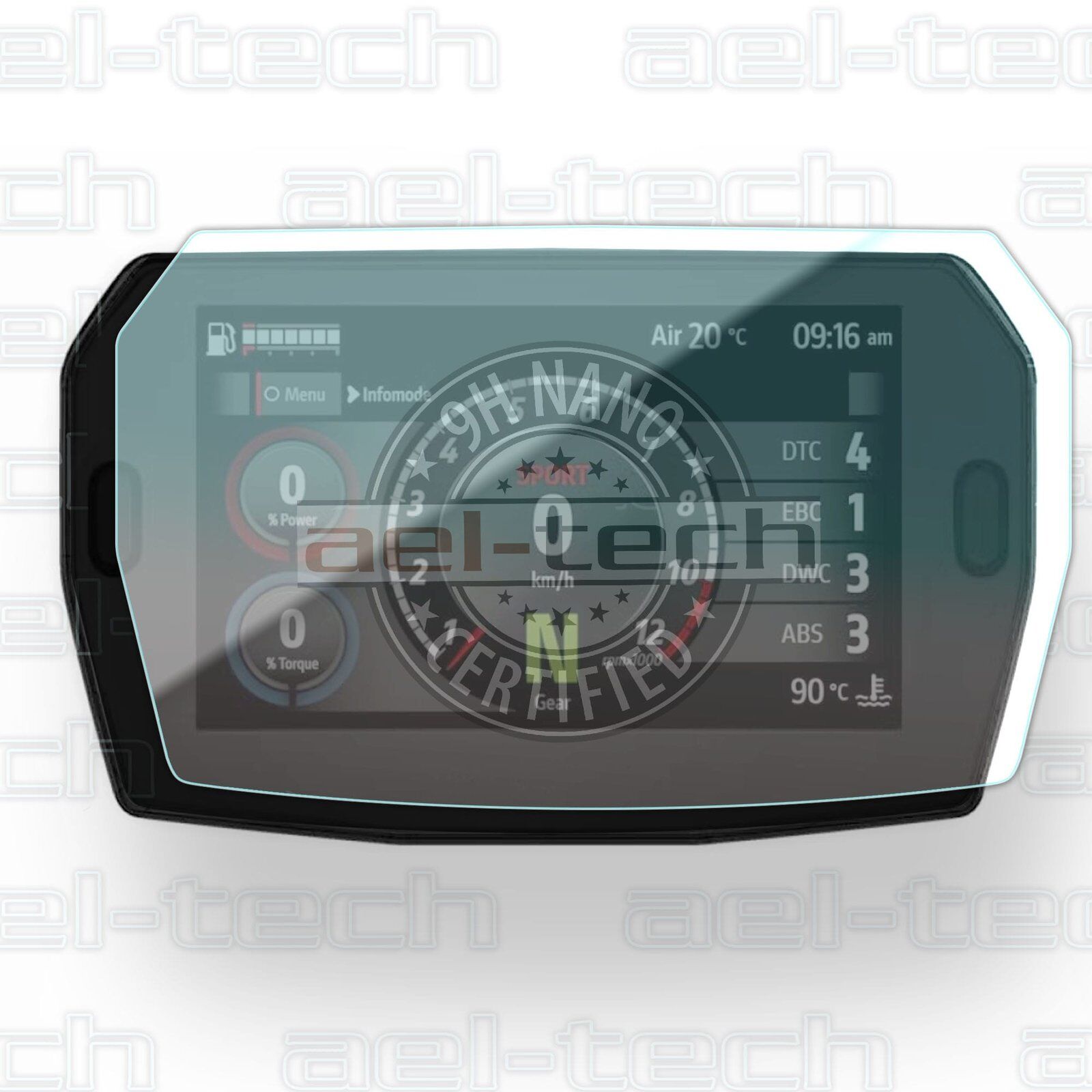 Ducati Multistrada V2 S Uyumlu Dijital Gösterge 9H Nano Ekran Koruyucu