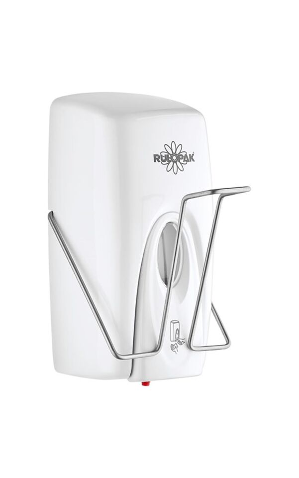 Rulopak Manuel Sprey Dezenfektan Dispenseri Dirsek Temaslı 1000 Ml Beyaz