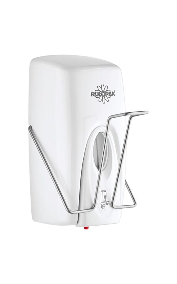 Rulopak Manuel Sprey Dezenfektan Dispenseri Dirsek Temaslı 1000 Ml Beyaz