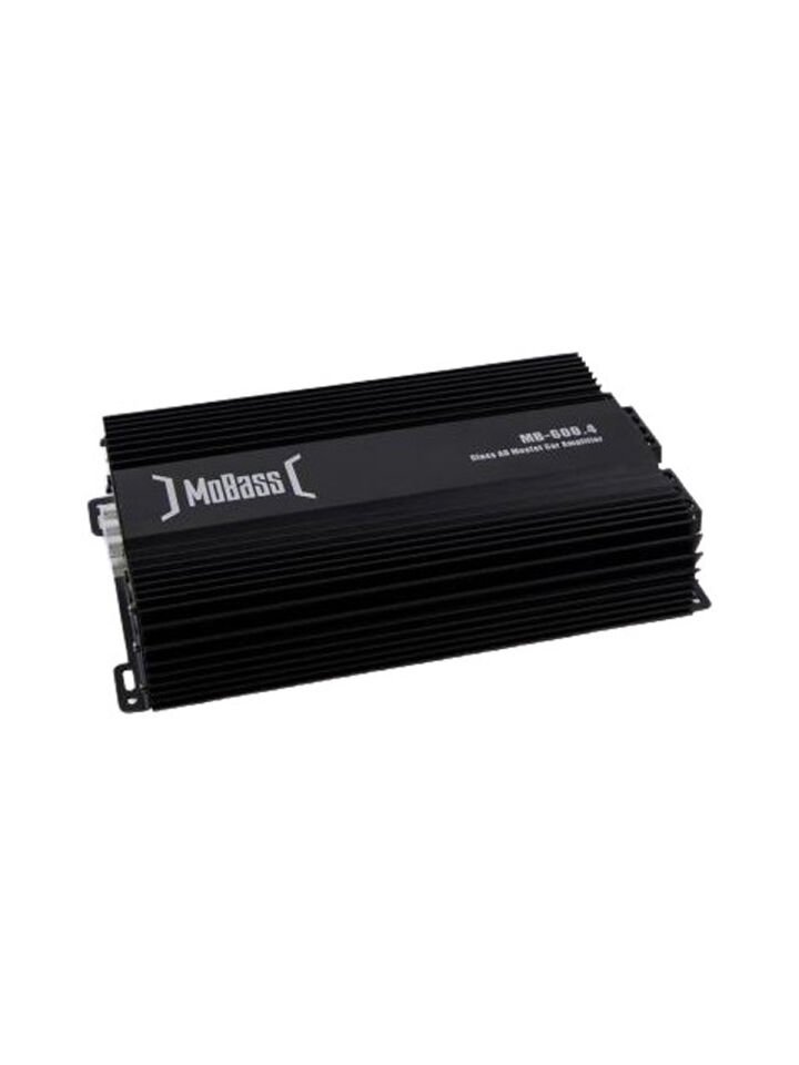 Mobass MB-600.4 4 Kanal Oto Amfisi - Bass Control Kumandalı