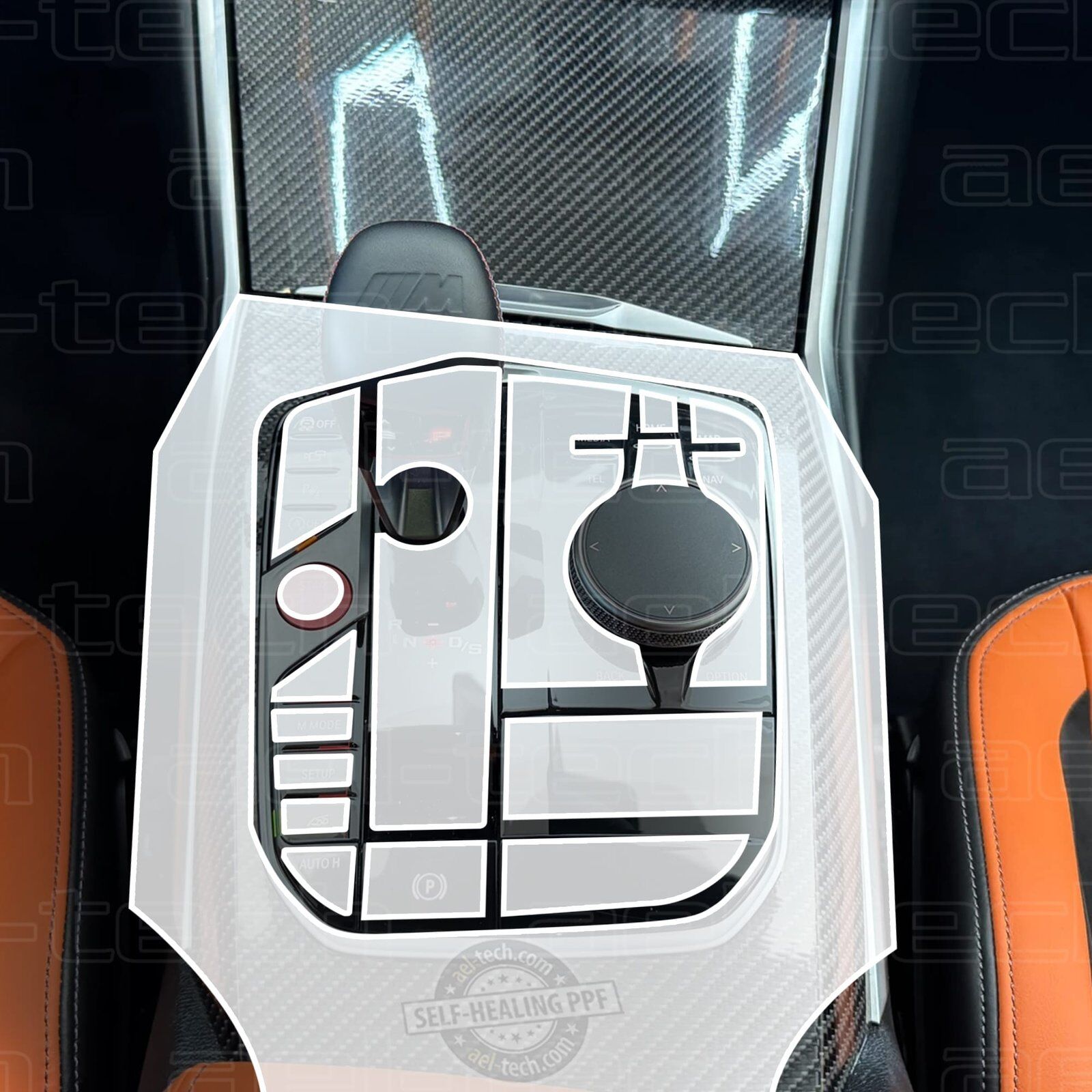 Bmw M3 Compitetion Uyumlu Vites Etrafı Tpu Koruyucu 2025