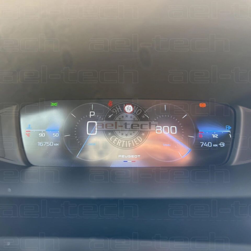 Peugeot 2008 Allure Dijital Gösterge 9H Nano Ekran Koruyucu 2025