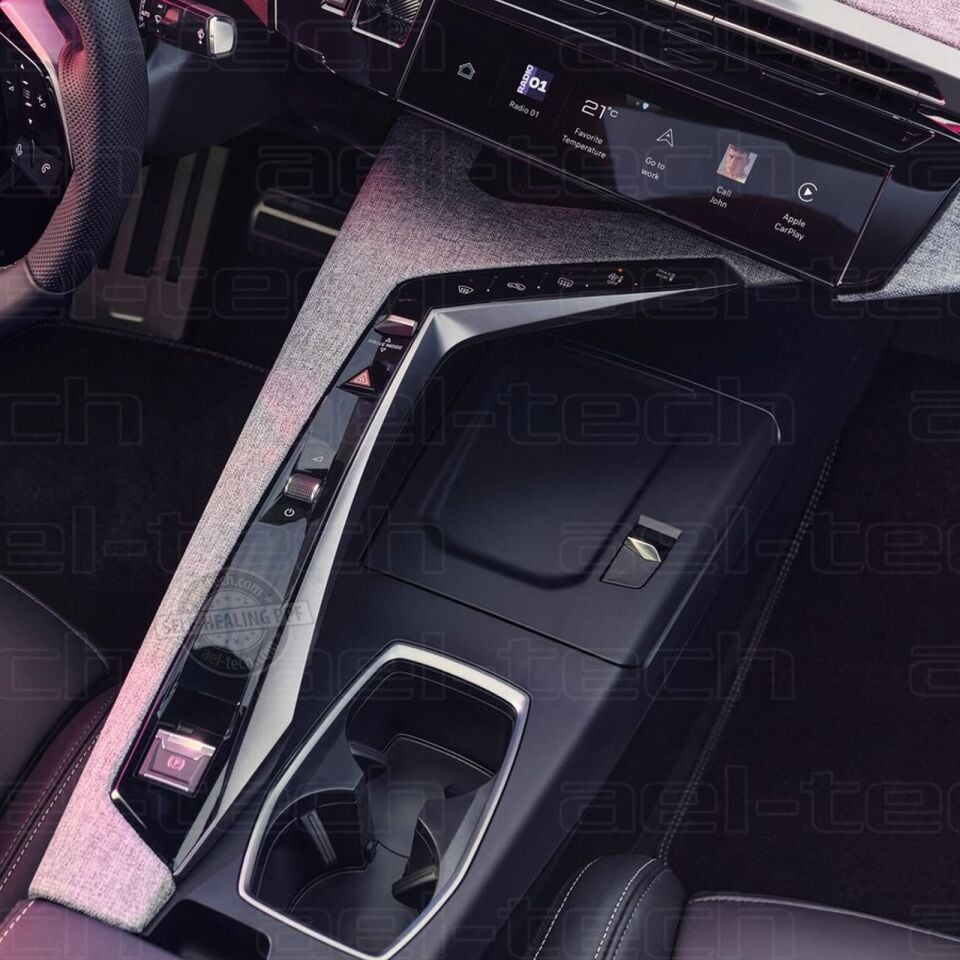 Peugeot 3008 Uyumlu Vites Etrafı Piano Black TPU Koruyucu 2 li Set 2025