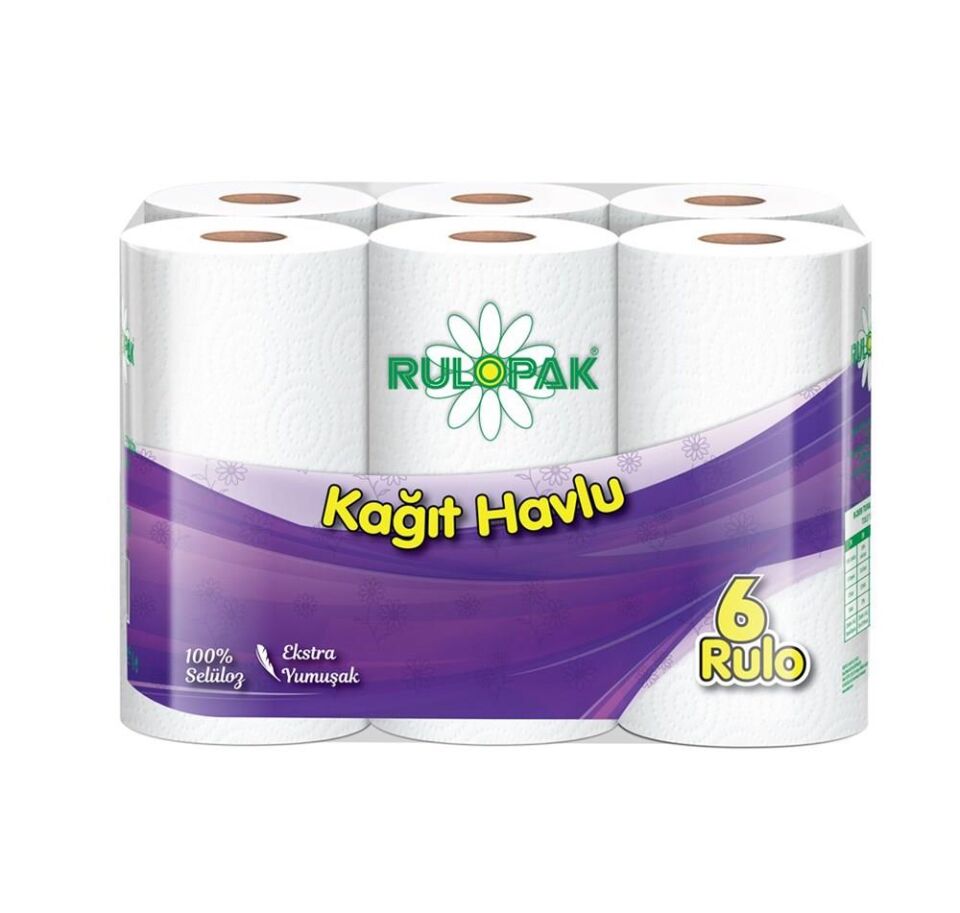 Rulopak 300128 24'lü Rulo Havlu (4 Paket - 1 Koli)