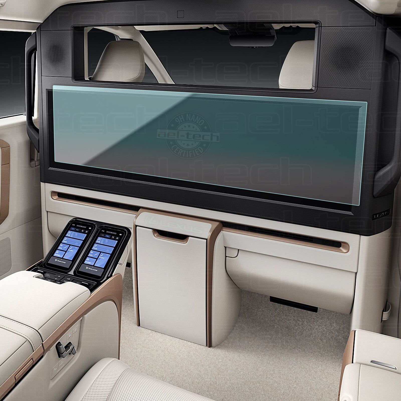 Lexus LM Uyumlu 48 İnç Eğlence Ekranı 9H Nano Ekran Koruyucu 2025