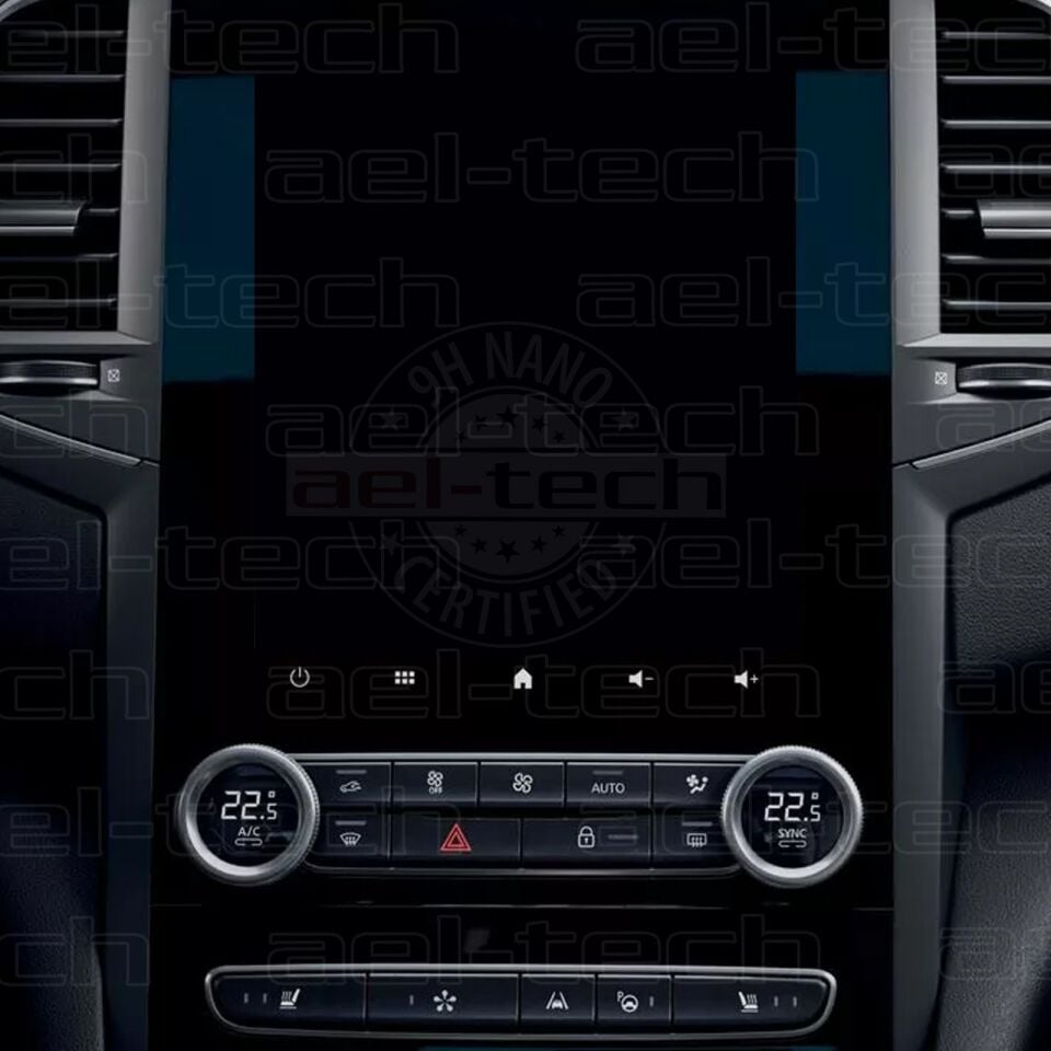 Renault Megane 4 Uyumlu Dijital Klima Gösterge Üstü 9H Nano Ekran Koruyucu 2'li set