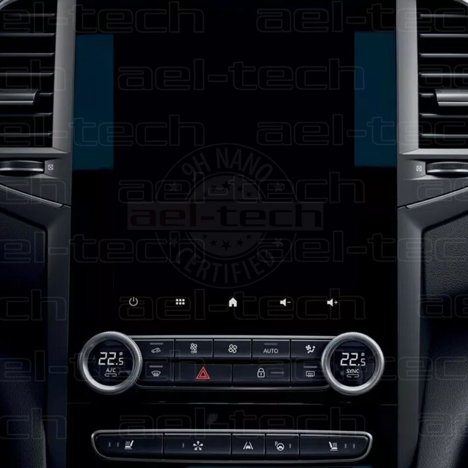 Renault Megane 4 Uyumlu Dijital Klima Gösterge Üstü 9H Nano Ekran Koruyucu 2'li set