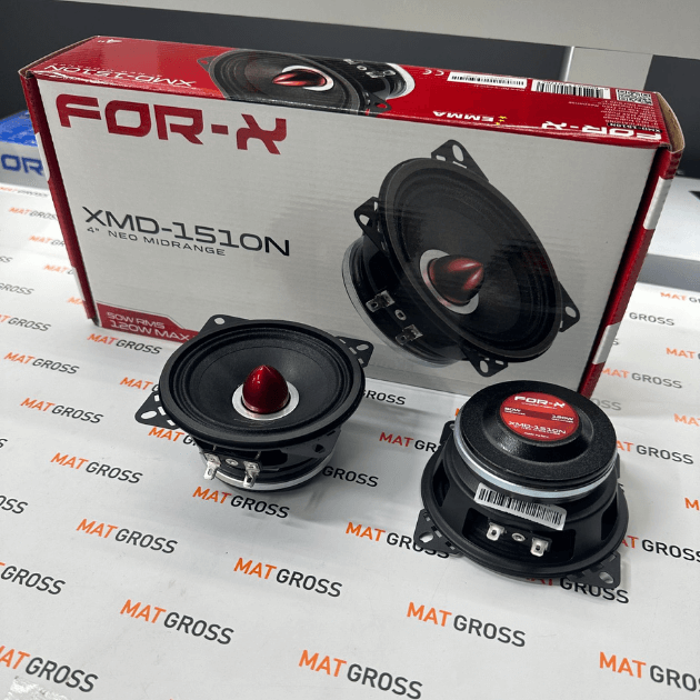 FOR-X XMD-1510N 4 İnç Neodimyum Midrange Hoparlör 50W RMS 120W MAX 4 Ohm 92dB