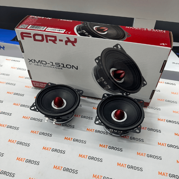 FOR-X XMD-1510N 4 İnç Neodimyum Midrange Hoparlör 50W RMS 120W MAX 4 Ohm 92dB