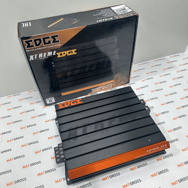 EDGE 6400W AMFİ EDX800.4FD - 4 Kanal | Araç Ses Sistemleri İçin Yüksek Güç Çıkışı