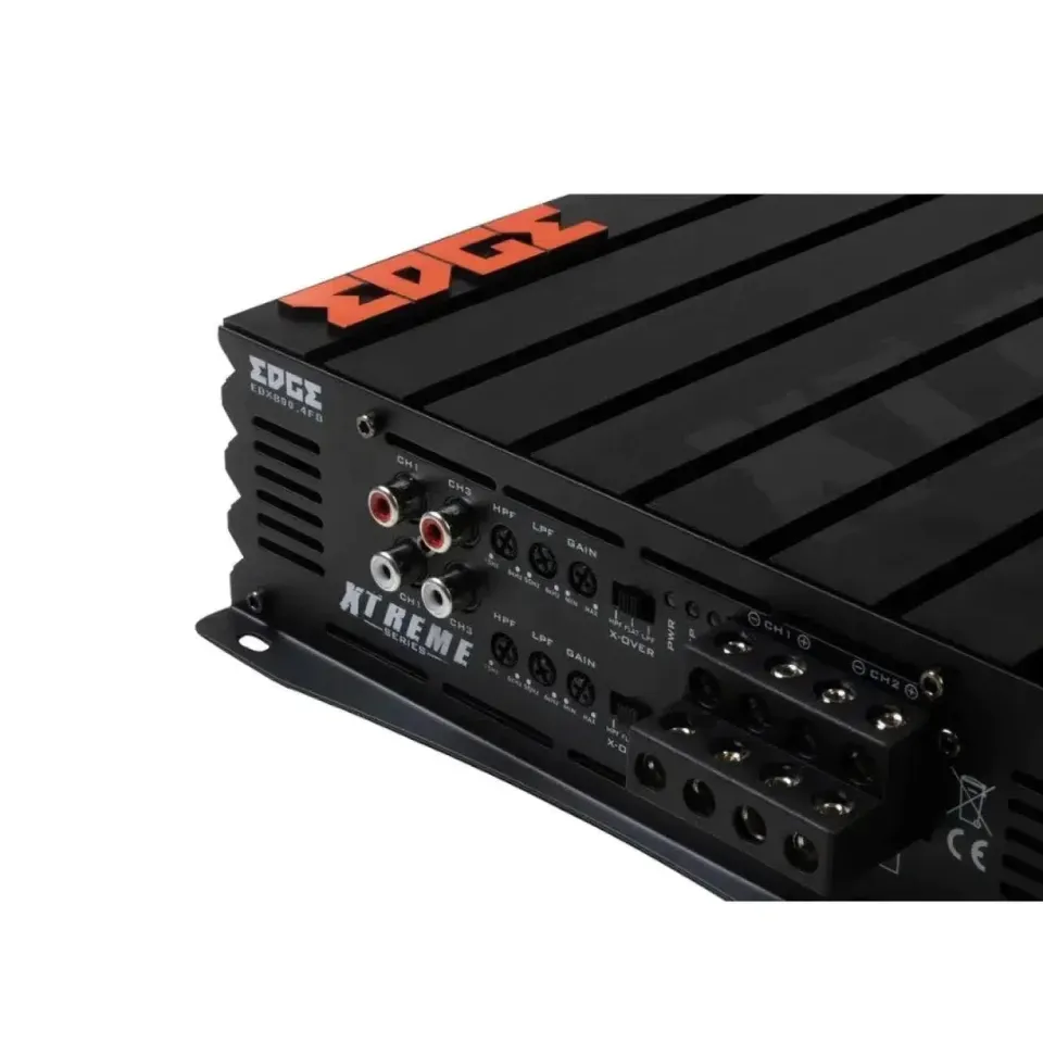 EDGE 6400W AMFİ EDX800.4FD - 4 Kanal | Araç Ses Sistemleri İçin Yüksek Güç Çıkışı