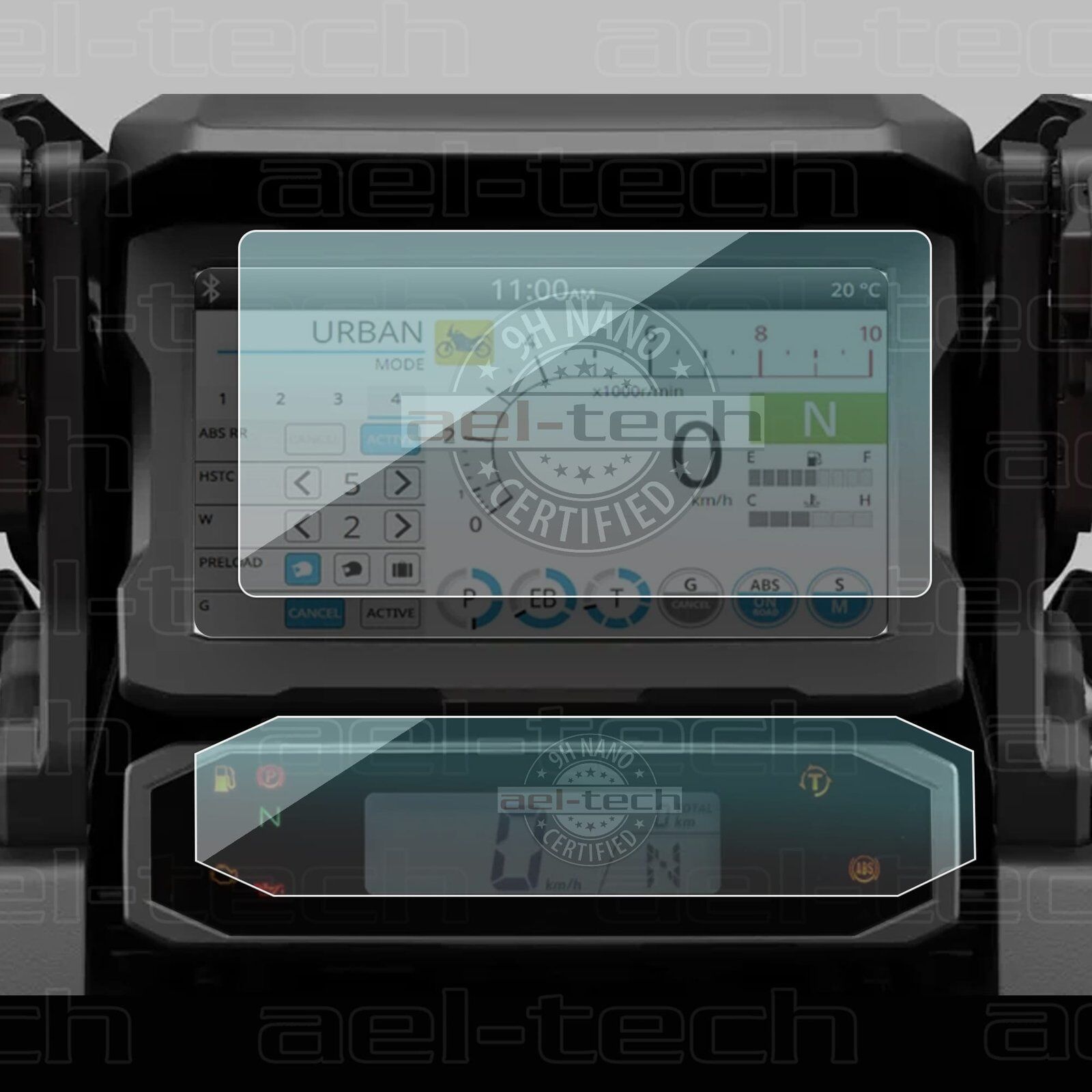 Honda NT 1100 Uyumlu Navigasyon Ve Bilgi Ekran 9H Nano Ekran Koruyucu 2022-2025