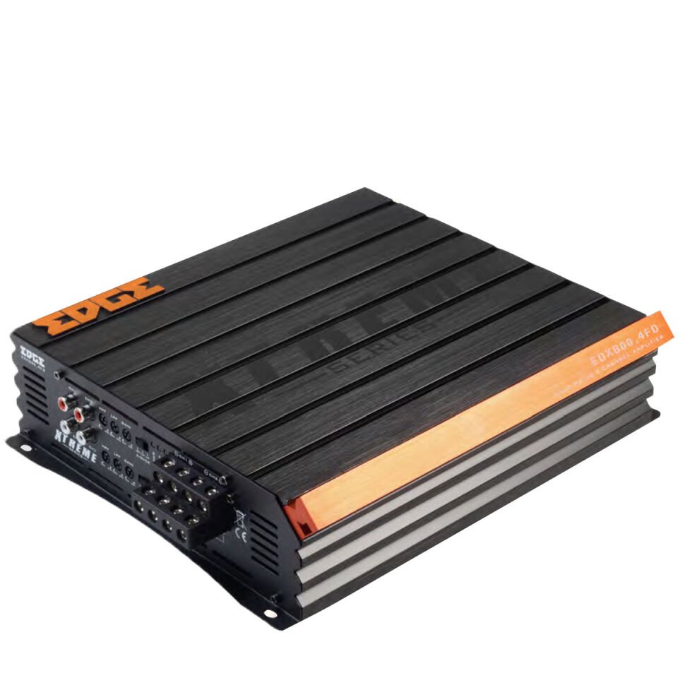 EDGE 6400W AMFİ EDX800.4FD - 4 Kanal | Araç Ses Sistemleri İçin Yüksek Güç Çıkışı