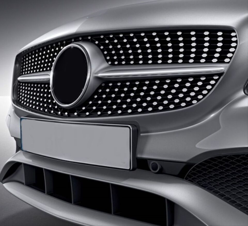FOR MERCEDES W212 2013-2015 E SERIES DIAMOND FRONT GRILLE (FACELIFT)