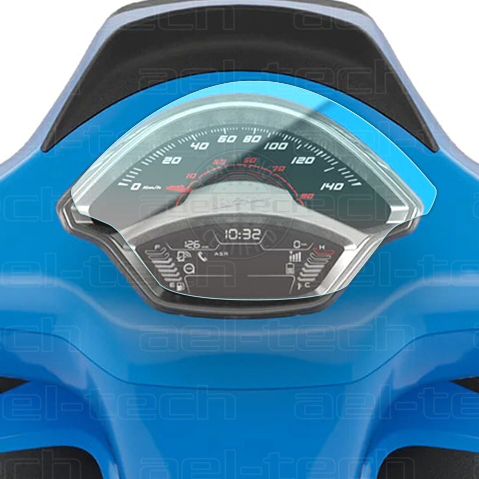 Vespa Sprint 125 Uyumlu Gösterge 9H Nano Ekran Koruyucu 2023-2025