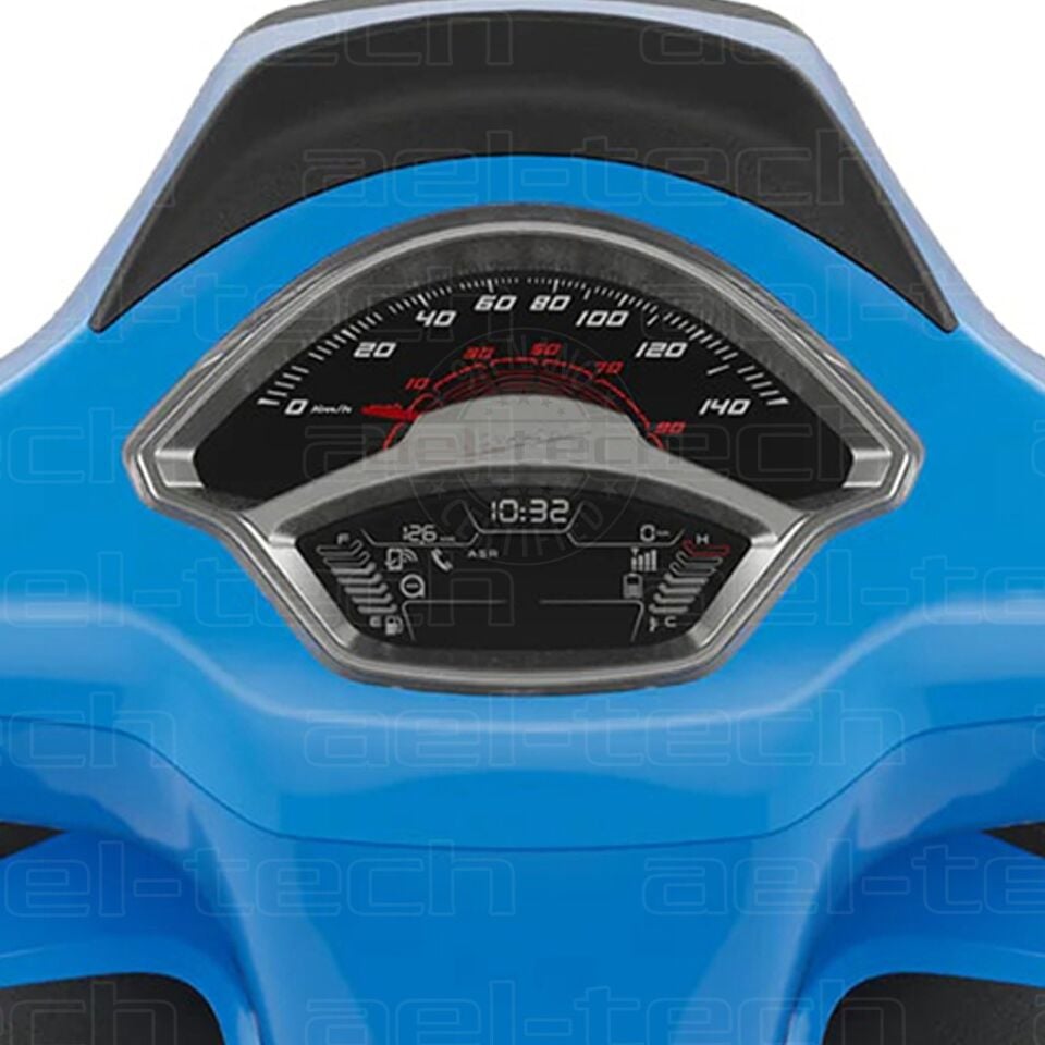 Vespa GTS 300 Super Sport Uyumlu Gösterge 9H Nano Ekran Koruyucu 2023-2025